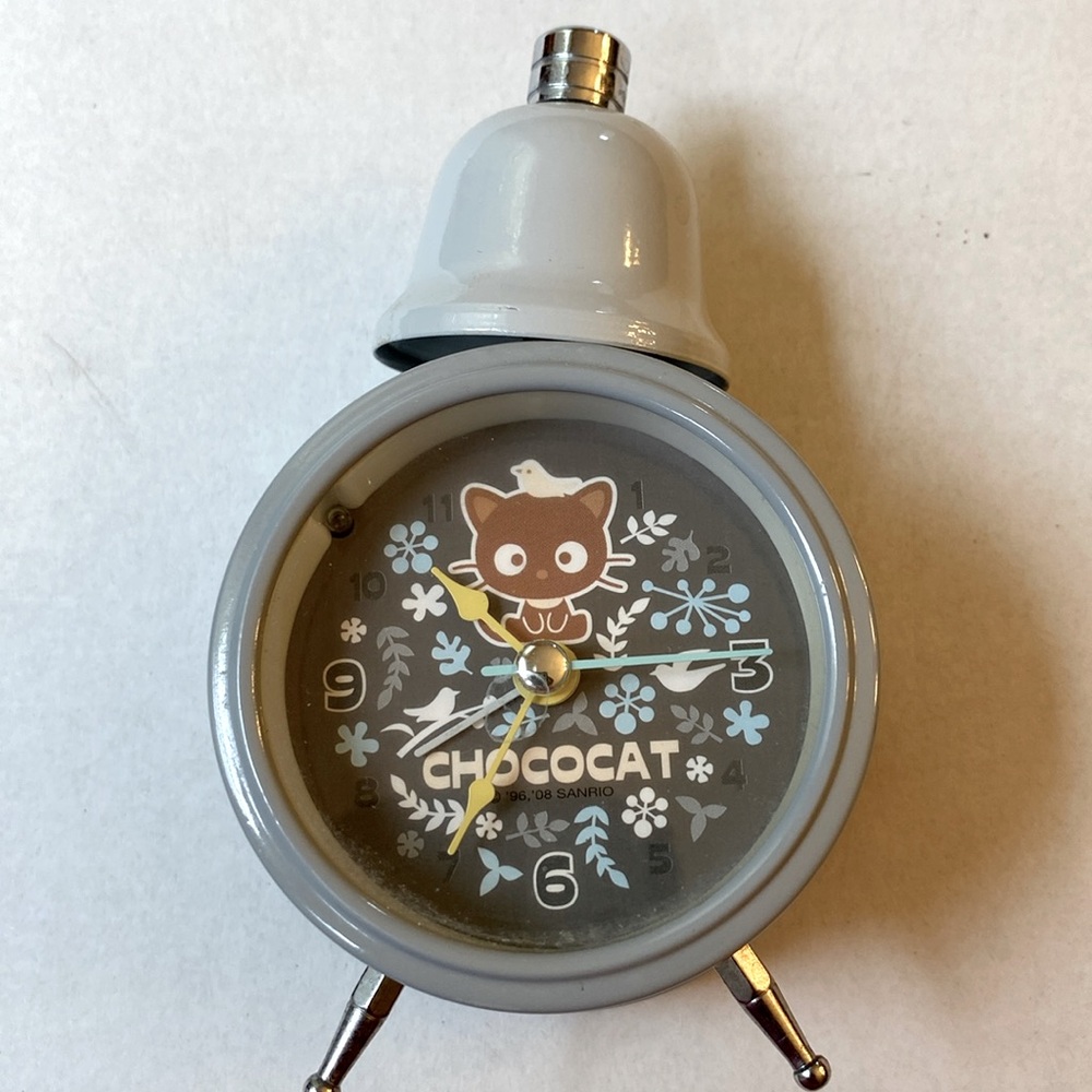 Vintage Sanrio Chococat Metal Alarm Clock
